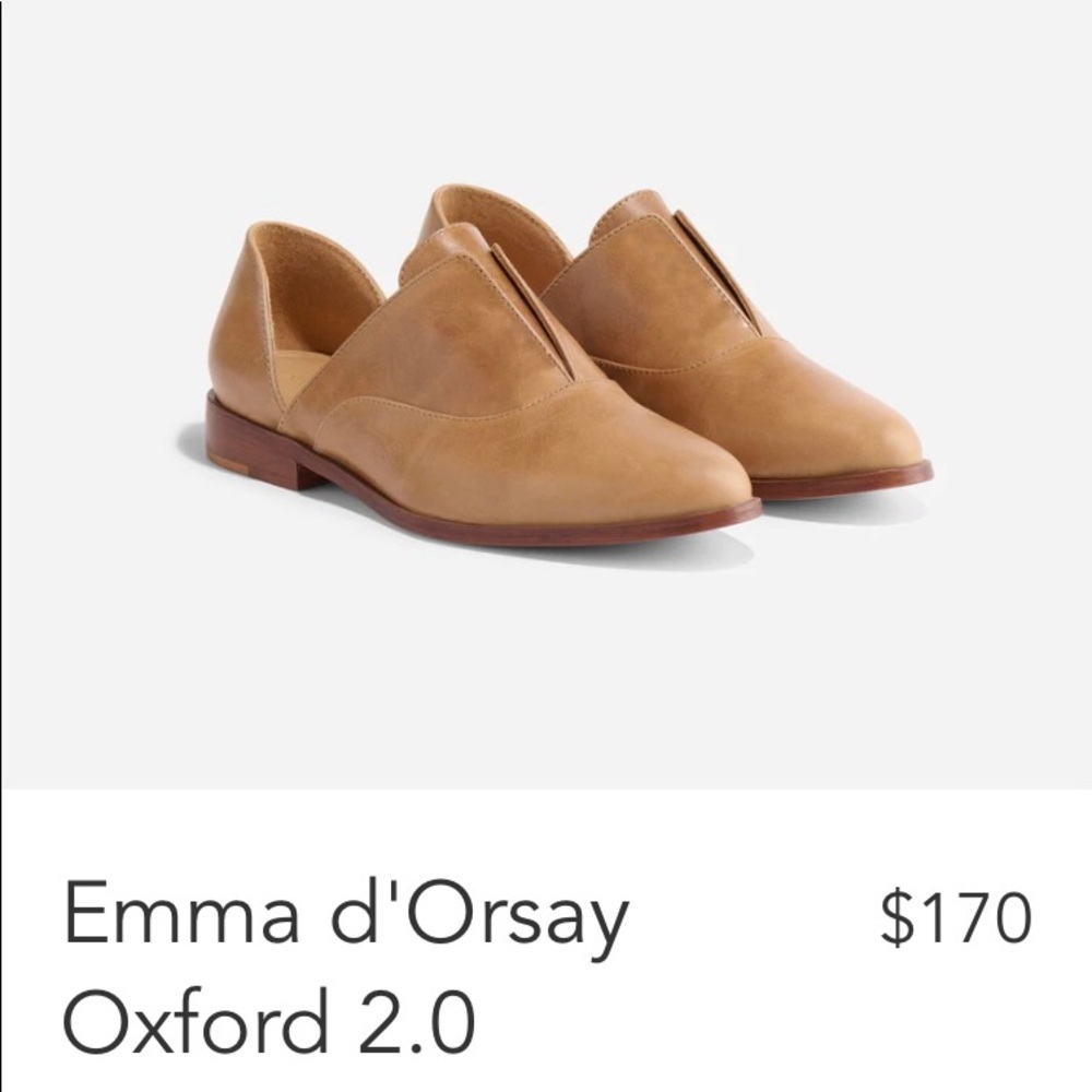 Nisolo Emma D’ Orsay Oxford size 7